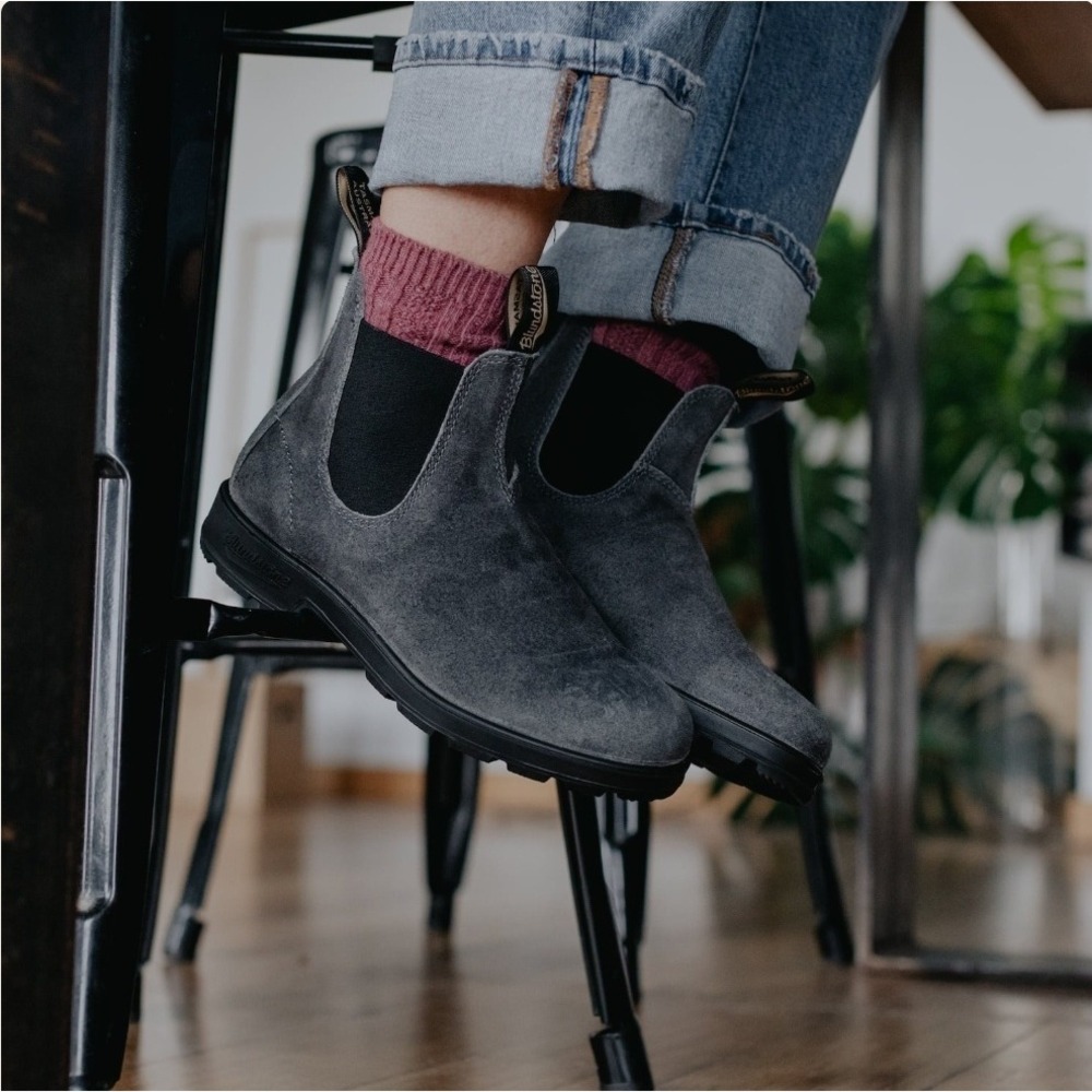 Blundstone Original 1910 Oiled Suede Leather Boot Steel‎ Grey AU 5 US 8